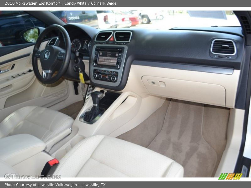 Candy White / Cornsilk Beige 2010 Volkswagen Eos Komfort