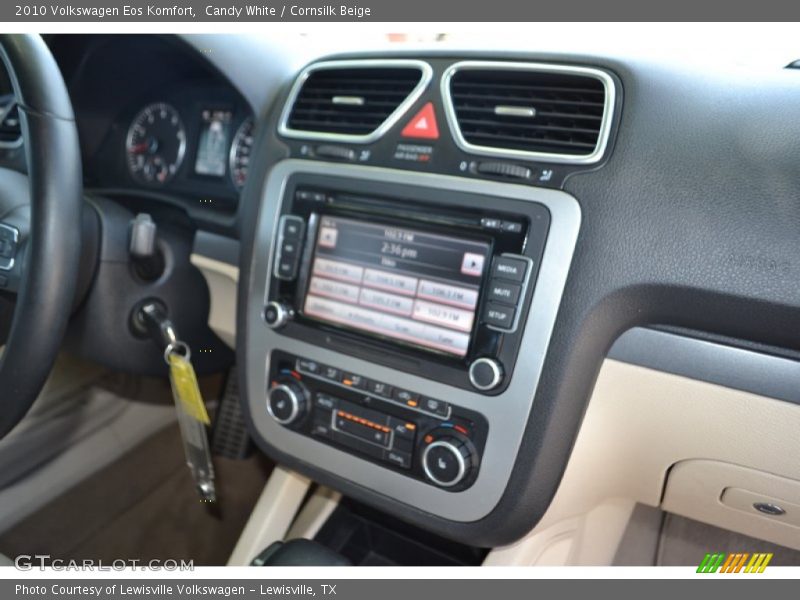Candy White / Cornsilk Beige 2010 Volkswagen Eos Komfort