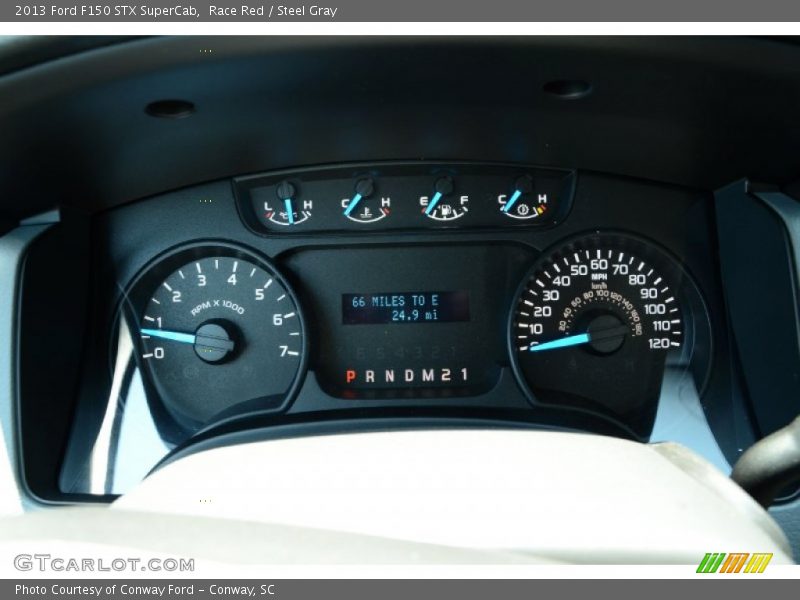 Race Red / Steel Gray 2013 Ford F150 STX SuperCab