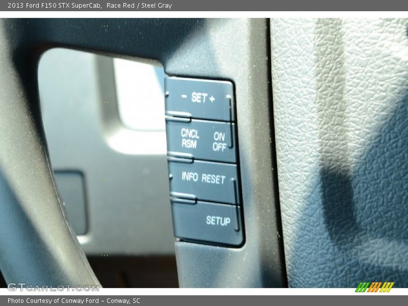 Race Red / Steel Gray 2013 Ford F150 STX SuperCab