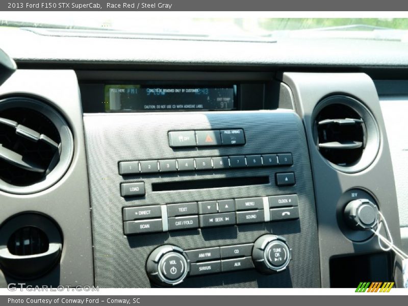 Race Red / Steel Gray 2013 Ford F150 STX SuperCab