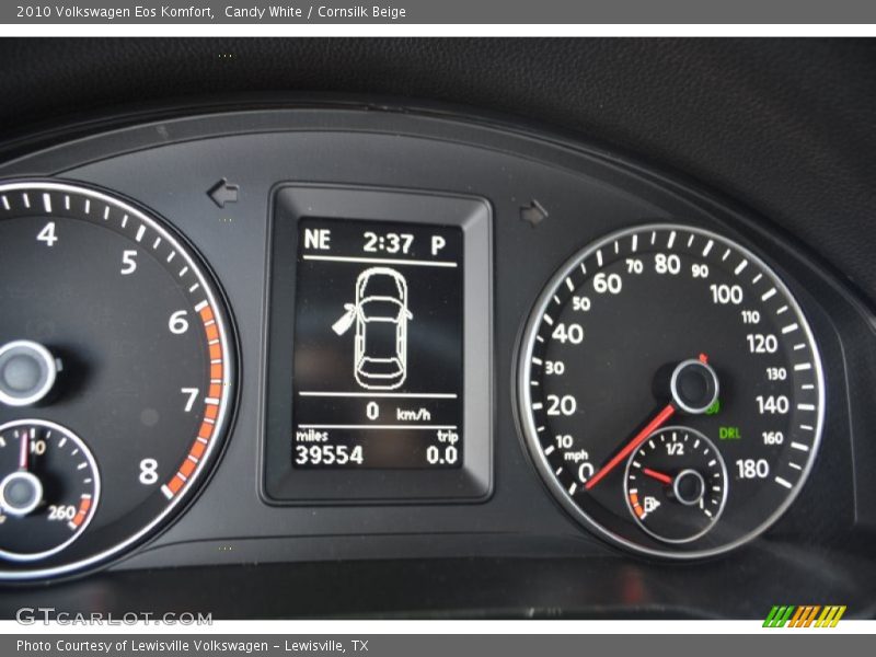 Candy White / Cornsilk Beige 2010 Volkswagen Eos Komfort