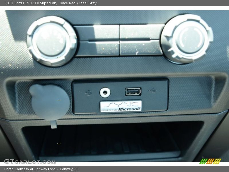 Race Red / Steel Gray 2013 Ford F150 STX SuperCab