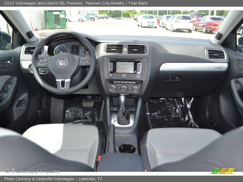 Dashboard of 2013 Jetta Hybrid SEL Premium