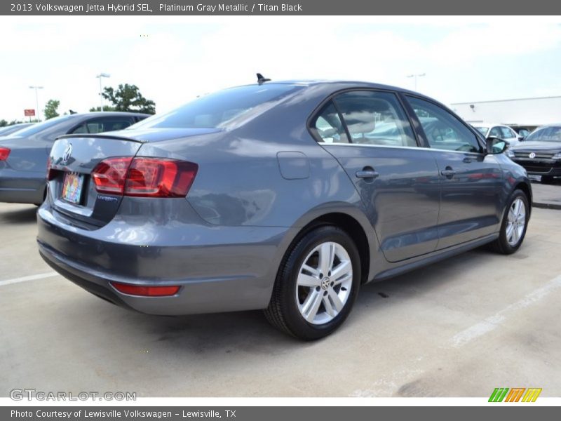 Platinum Gray Metallic / Titan Black 2013 Volkswagen Jetta Hybrid SEL