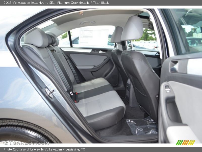 Platinum Gray Metallic / Titan Black 2013 Volkswagen Jetta Hybrid SEL