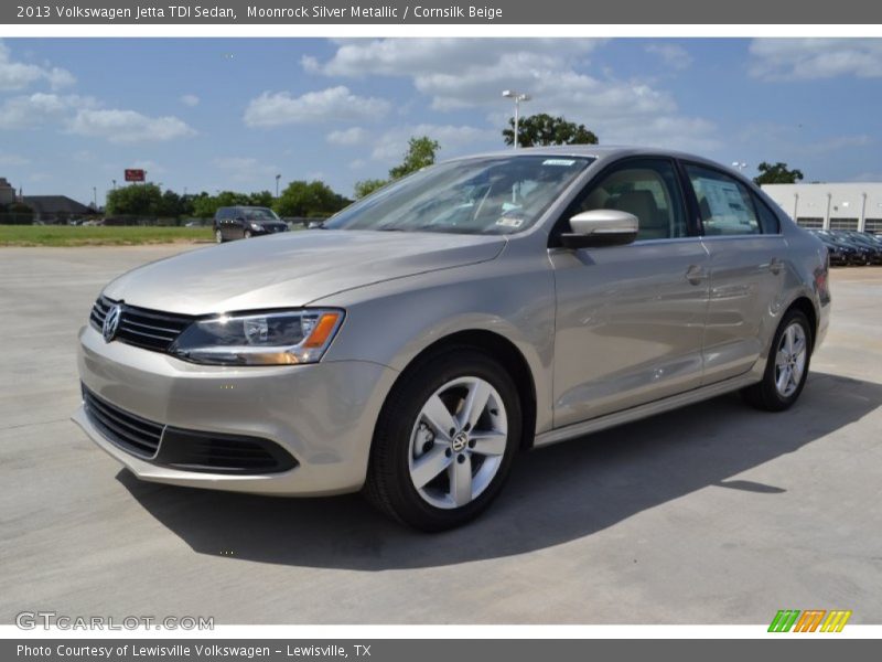Moonrock Silver Metallic / Cornsilk Beige 2013 Volkswagen Jetta TDI Sedan