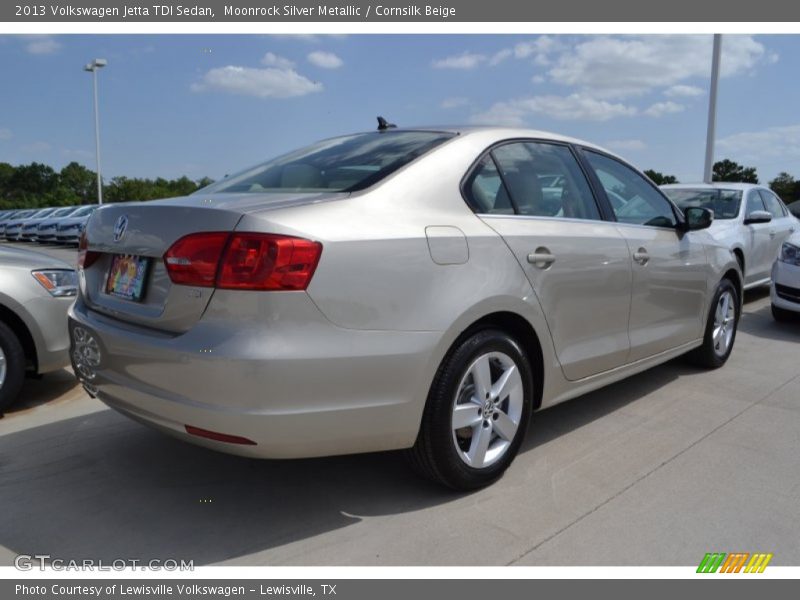 Moonrock Silver Metallic / Cornsilk Beige 2013 Volkswagen Jetta TDI Sedan