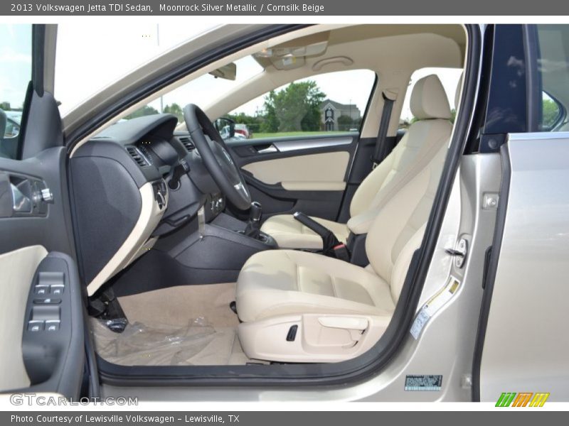 Moonrock Silver Metallic / Cornsilk Beige 2013 Volkswagen Jetta TDI Sedan