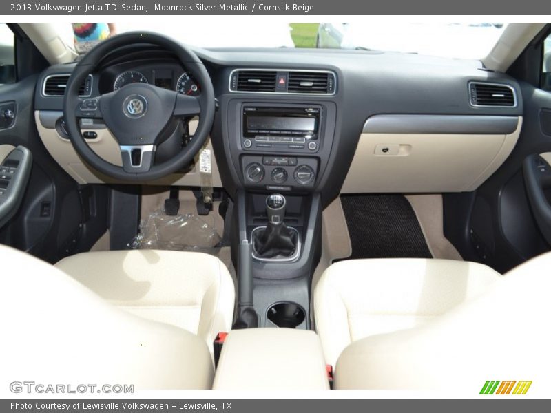 Moonrock Silver Metallic / Cornsilk Beige 2013 Volkswagen Jetta TDI Sedan
