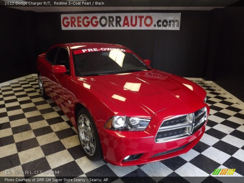 Redline 3-Coat Pearl / Black 2012 Dodge Charger R/T