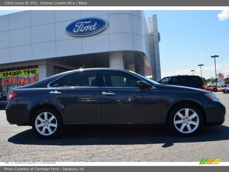 Smokey Granite Mica / Black 2009 Lexus ES 350
