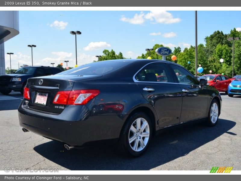 Smokey Granite Mica / Black 2009 Lexus ES 350