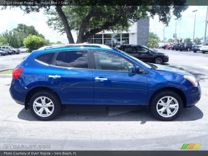 Indigo Blue / Gray 2010 Nissan Rogue SL