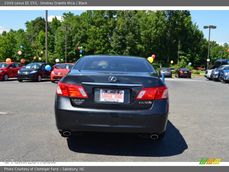 Smokey Granite Mica / Black 2009 Lexus ES 350