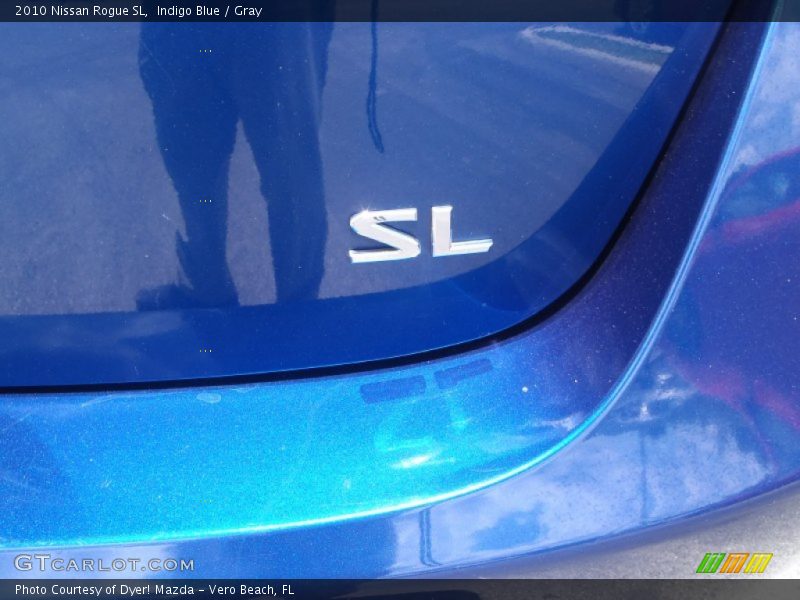 Indigo Blue / Gray 2010 Nissan Rogue SL