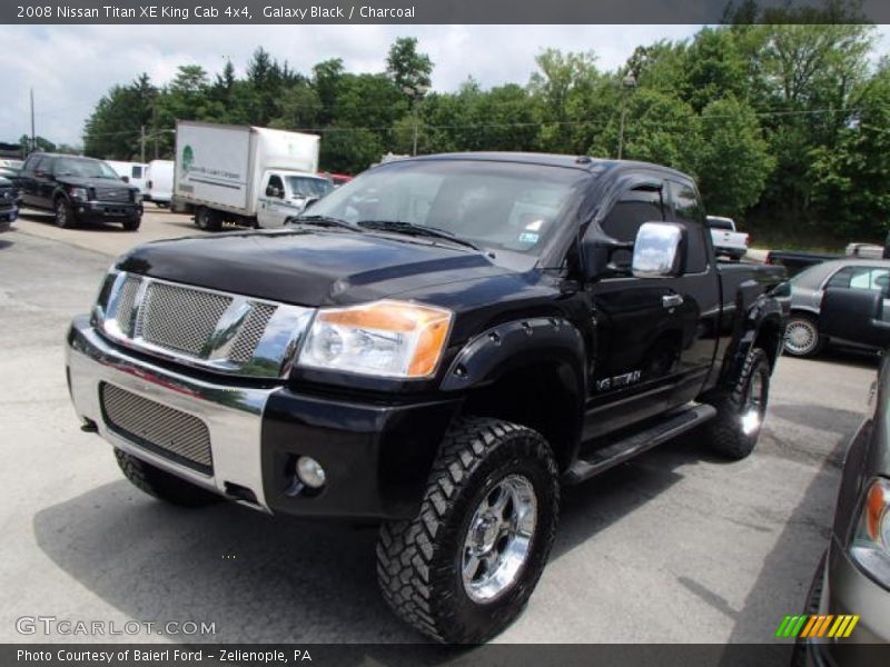 Galaxy Black / Charcoal 2008 Nissan Titan XE King Cab 4x4