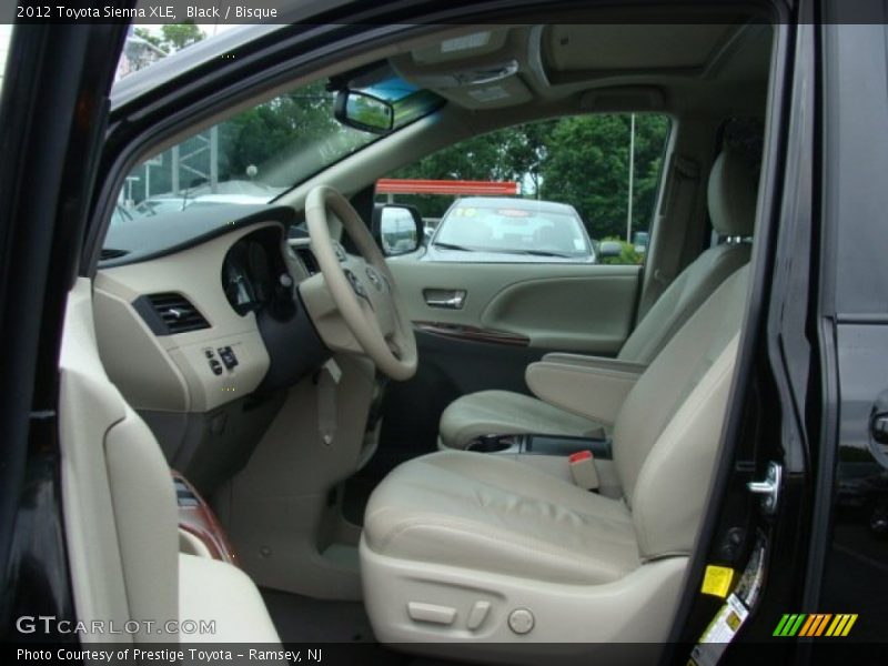 Black / Bisque 2012 Toyota Sienna XLE
