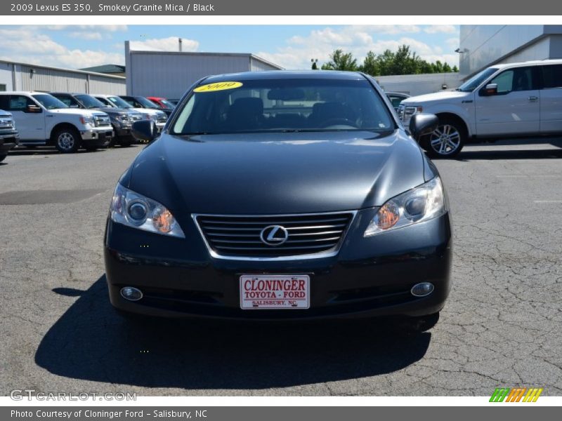 Smokey Granite Mica / Black 2009 Lexus ES 350