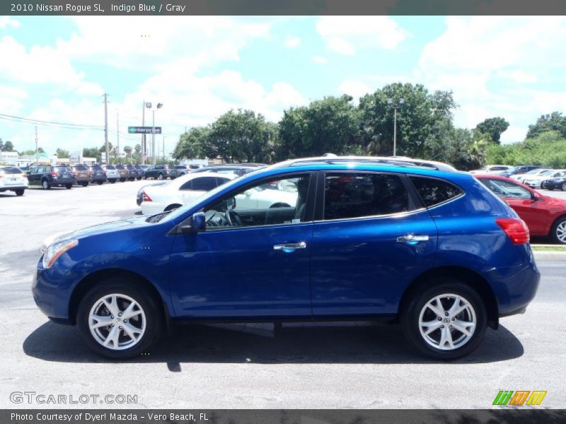 Indigo Blue / Gray 2010 Nissan Rogue SL