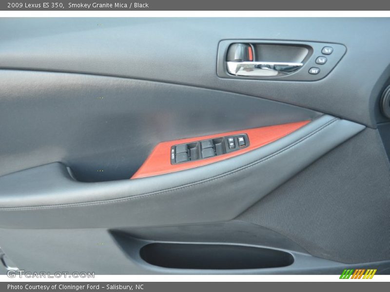 Smokey Granite Mica / Black 2009 Lexus ES 350