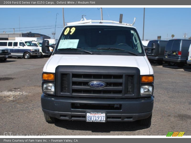 Oxford White / Medium Flint 2009 Ford E Series Van E150 Cargo