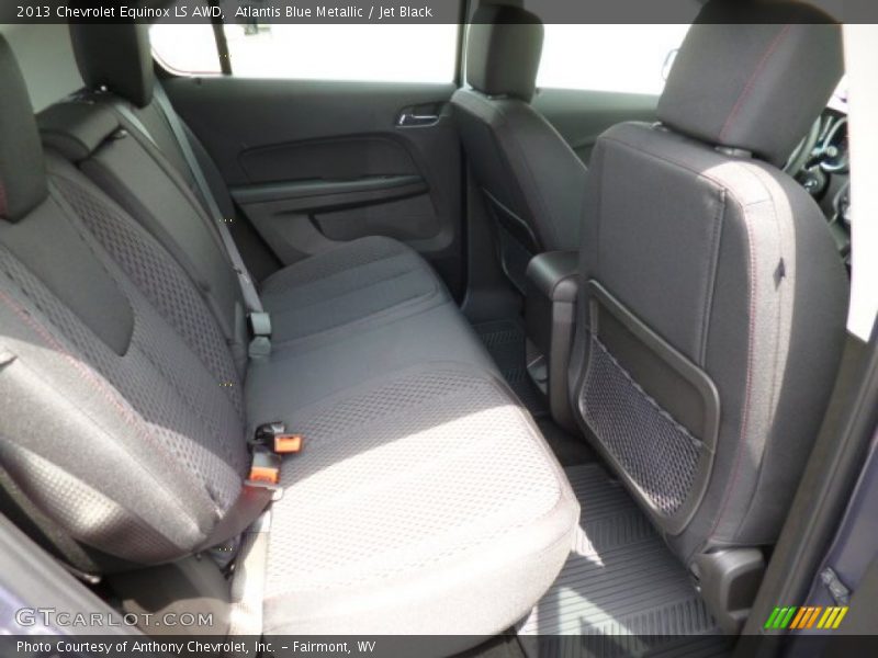 Atlantis Blue Metallic / Jet Black 2013 Chevrolet Equinox LS AWD