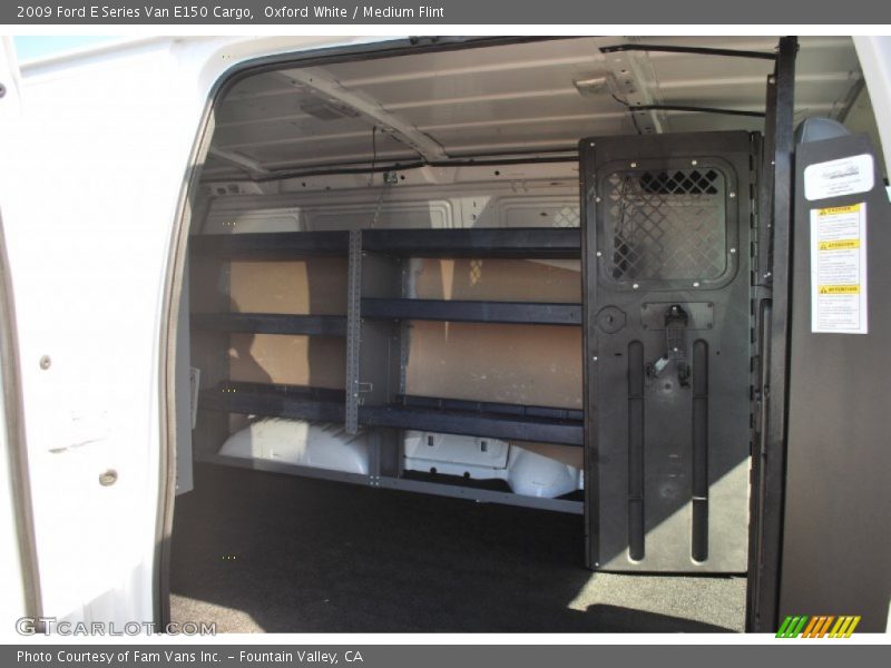 Oxford White / Medium Flint 2009 Ford E Series Van E150 Cargo