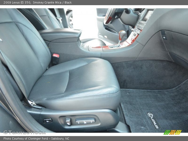 Smokey Granite Mica / Black 2009 Lexus ES 350