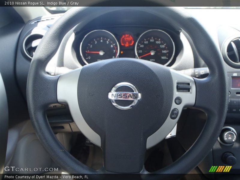 Indigo Blue / Gray 2010 Nissan Rogue SL