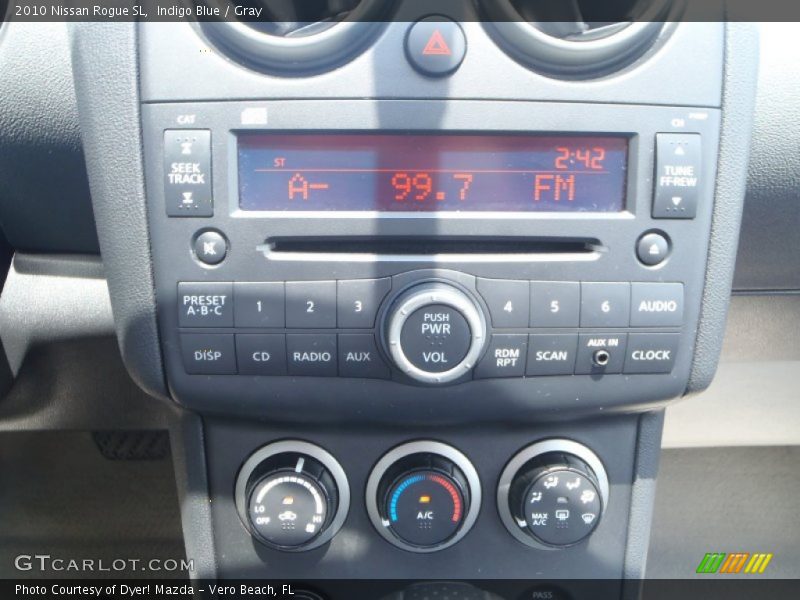 Indigo Blue / Gray 2010 Nissan Rogue SL