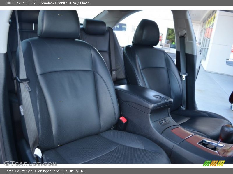 Smokey Granite Mica / Black 2009 Lexus ES 350