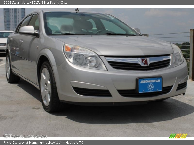 Silver Pearl / Gray 2008 Saturn Aura XE 3.5