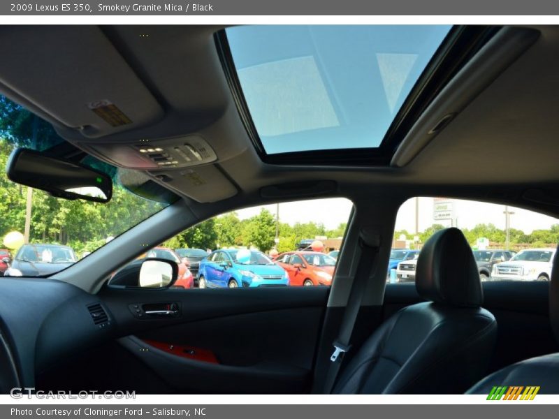 Smokey Granite Mica / Black 2009 Lexus ES 350
