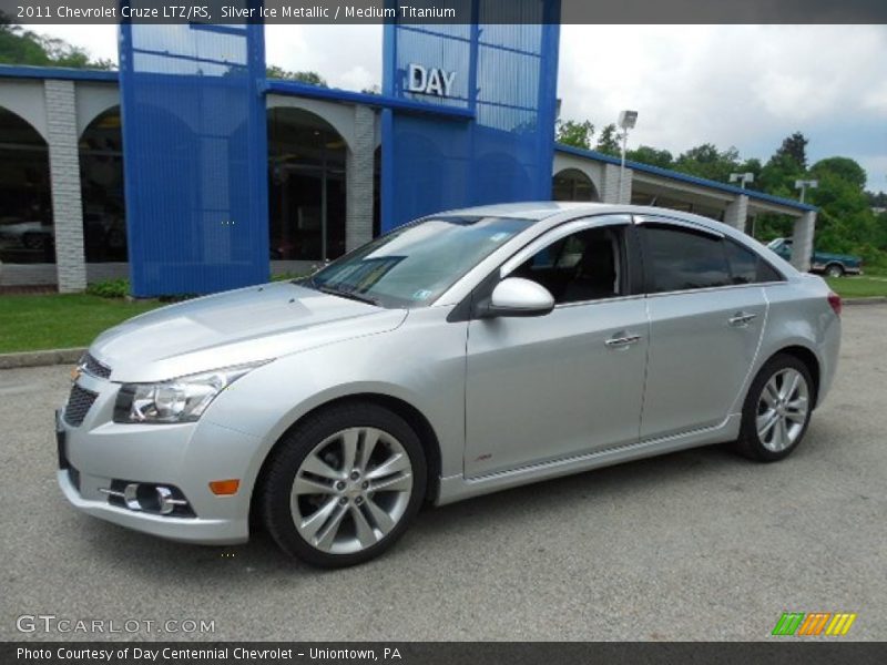 Silver Ice Metallic / Medium Titanium 2011 Chevrolet Cruze LTZ/RS