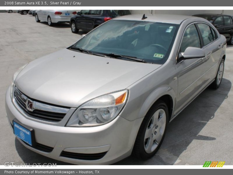Silver Pearl / Gray 2008 Saturn Aura XE 3.5