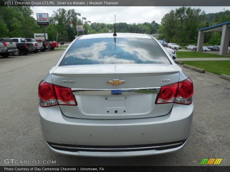 Silver Ice Metallic / Medium Titanium 2011 Chevrolet Cruze LTZ/RS