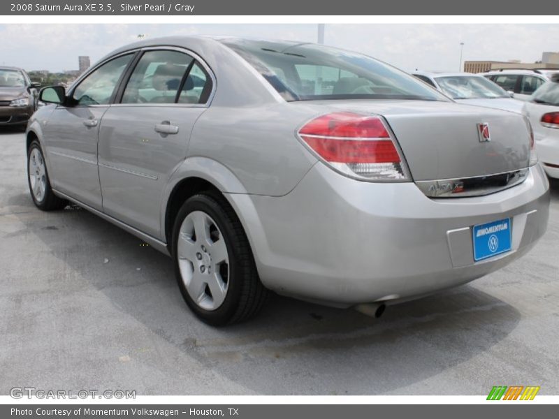 Silver Pearl / Gray 2008 Saturn Aura XE 3.5