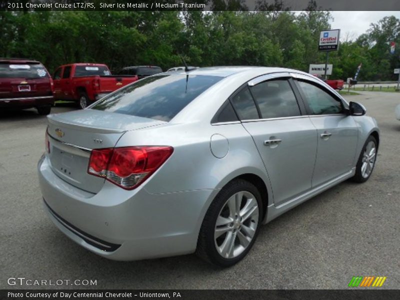 Silver Ice Metallic / Medium Titanium 2011 Chevrolet Cruze LTZ/RS