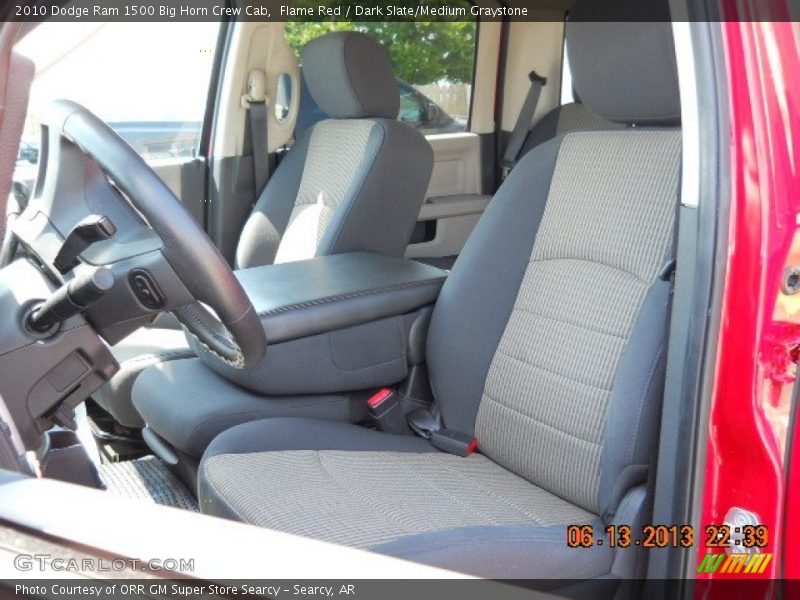 Flame Red / Dark Slate/Medium Graystone 2010 Dodge Ram 1500 Big Horn Crew Cab
