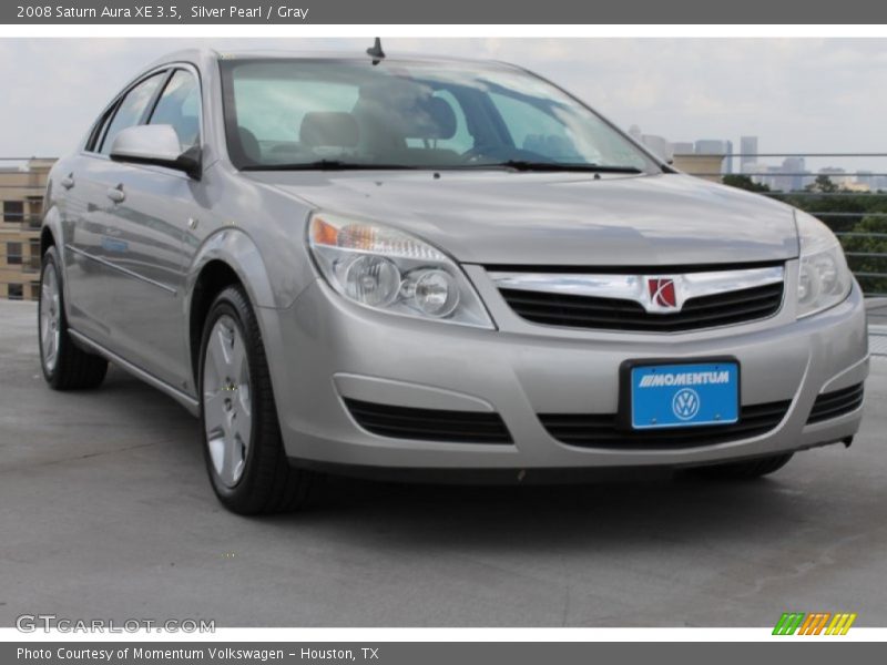 Silver Pearl / Gray 2008 Saturn Aura XE 3.5