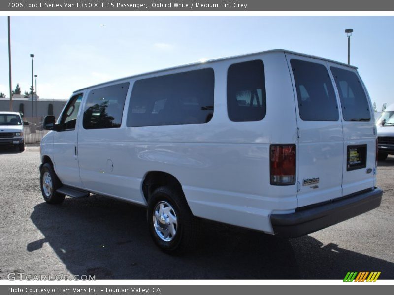 Oxford White / Medium Flint Grey 2006 Ford E Series Van E350 XLT 15 Passenger