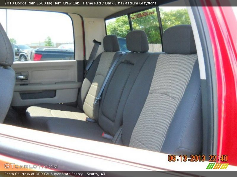 Flame Red / Dark Slate/Medium Graystone 2010 Dodge Ram 1500 Big Horn Crew Cab