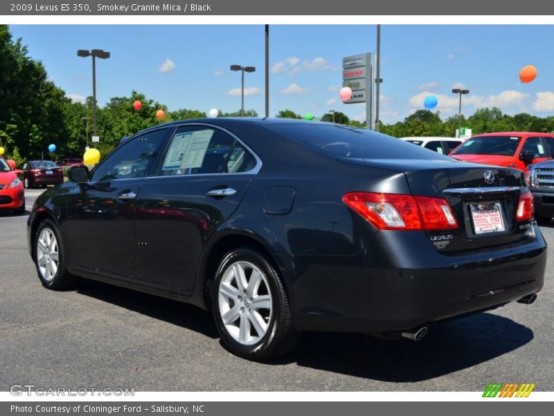 Smokey Granite Mica / Black 2009 Lexus ES 350