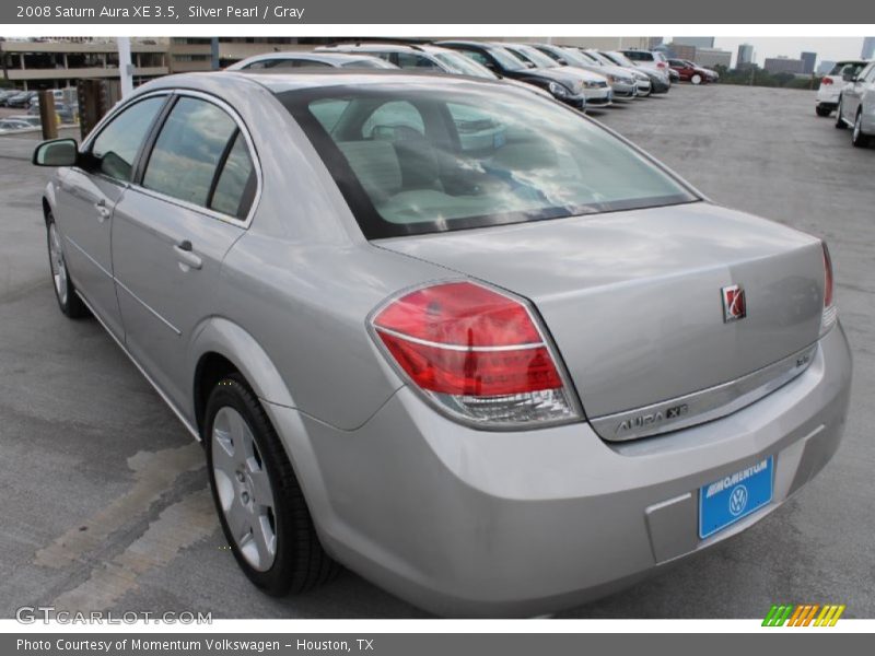 Silver Pearl / Gray 2008 Saturn Aura XE 3.5