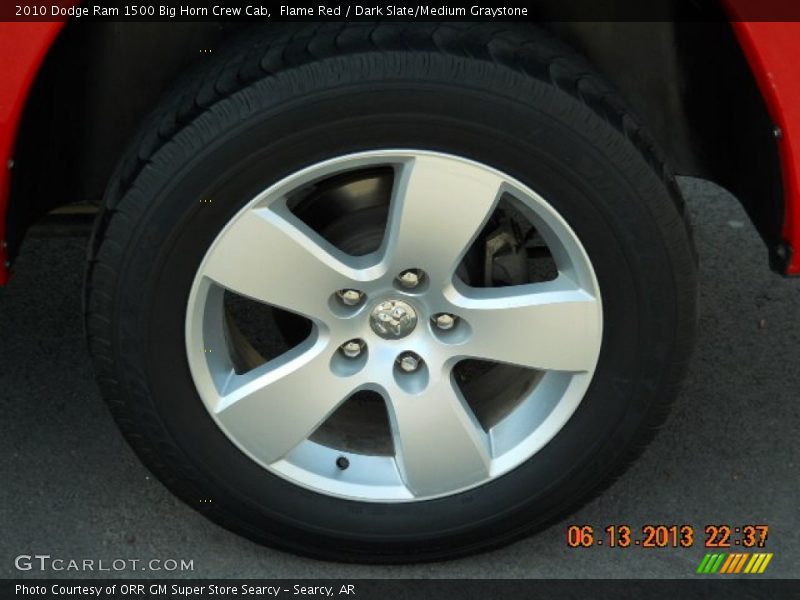 Flame Red / Dark Slate/Medium Graystone 2010 Dodge Ram 1500 Big Horn Crew Cab