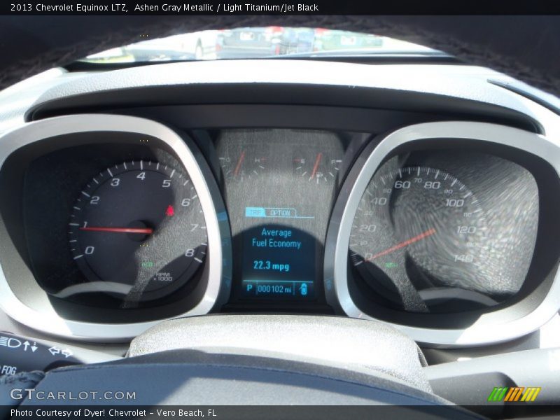 Ashen Gray Metallic / Light Titanium/Jet Black 2013 Chevrolet Equinox LTZ