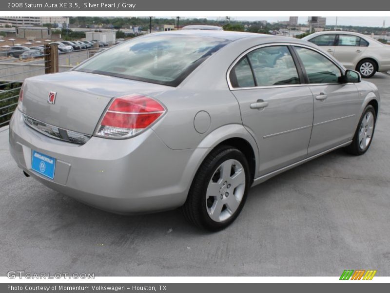 Silver Pearl / Gray 2008 Saturn Aura XE 3.5