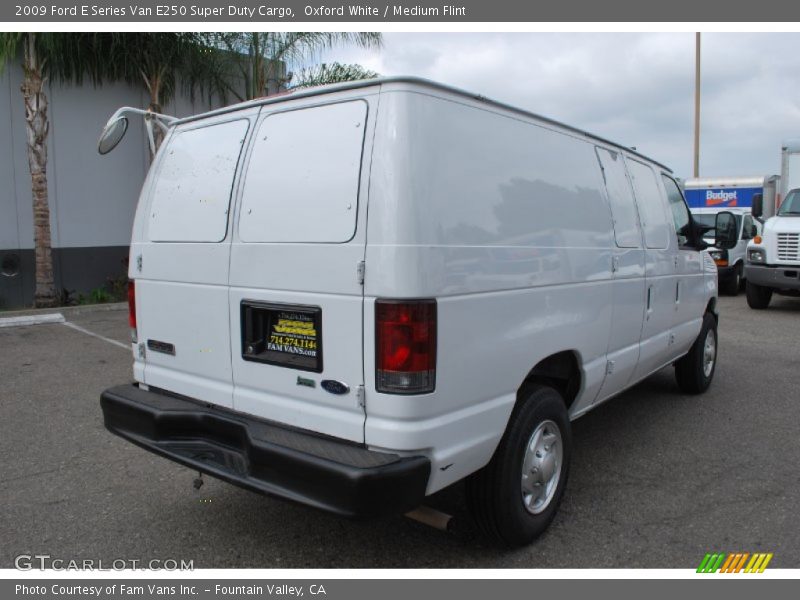 Oxford White / Medium Flint 2009 Ford E Series Van E250 Super Duty Cargo