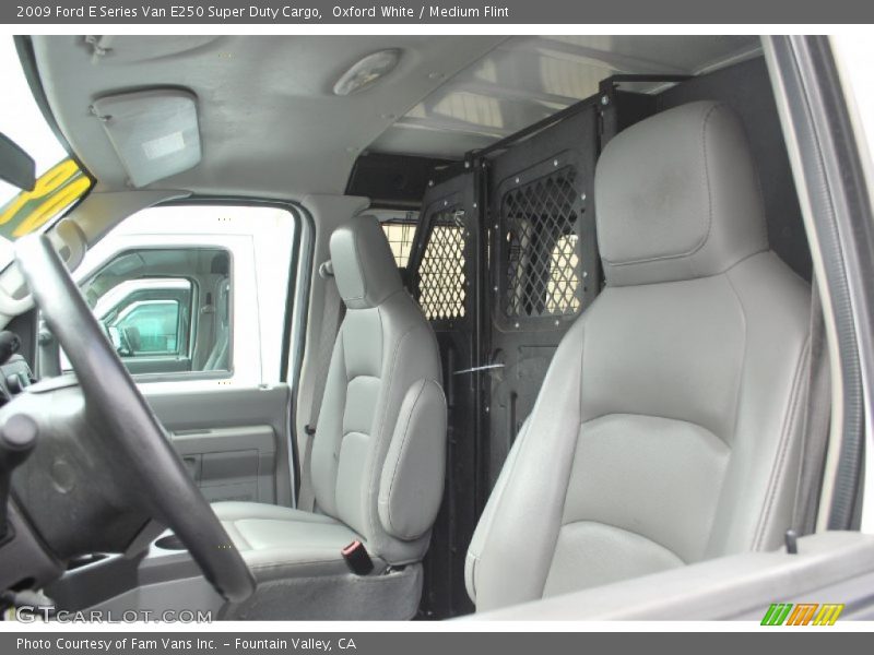 Oxford White / Medium Flint 2009 Ford E Series Van E250 Super Duty Cargo